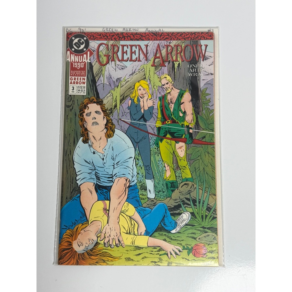 DC Comic Green Arrow Annual #3 1990 Copper Age Denny O'Neil Joe Staton Bill Wray
